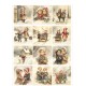papier ryżowy A-3 1504L zimowe dzieci