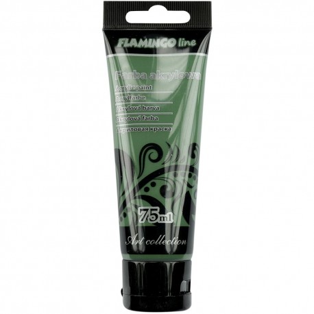 farba akrylowa 75ml falmingo ciemno zielony