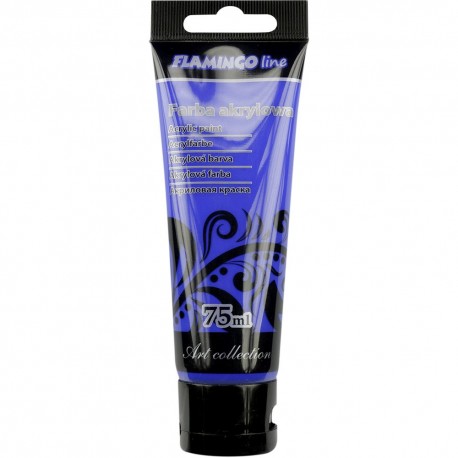 farba akrylowa 75ml flamingo ultramaryna