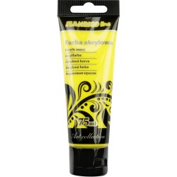 farba akrylowa 75ml flamingo żółty