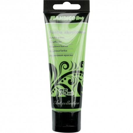 farba akrylowa 75ml flamingo jasno zielony