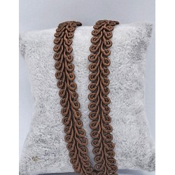 sznurek 1cm gorzka czekolada jodełka cean za 1 m
