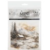 zestaw papierów mini 14,8*14,8cm zimowe domki