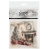 zestaw papierów mini 14,8*14,8cm świąteczny miś
