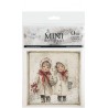zestaw papierów mini 14,8*14,8cm zimowe dzieci