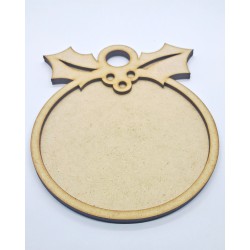 bombka z nakładką 15*12 cm