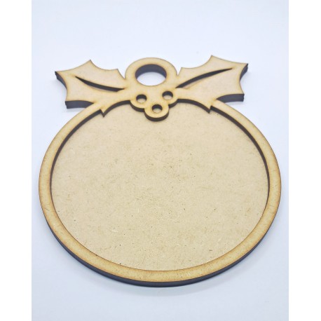 bombka z nakładką 15*12 cm