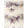  papier ryżowy A-4 2702 wrzos pastelowy,kobieta
