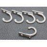 wieszak metalowy srebro 3*2 cm opk.5 szt