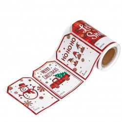 naklejki na rolce-etykieta- świąteczne ,100 szt