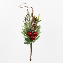 gałązka świąteczna 34 cm