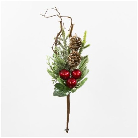 gałązka świąteczna 34 cm