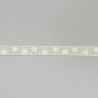 wstążka satyn. krem 1,2cm/23m śnieżynki