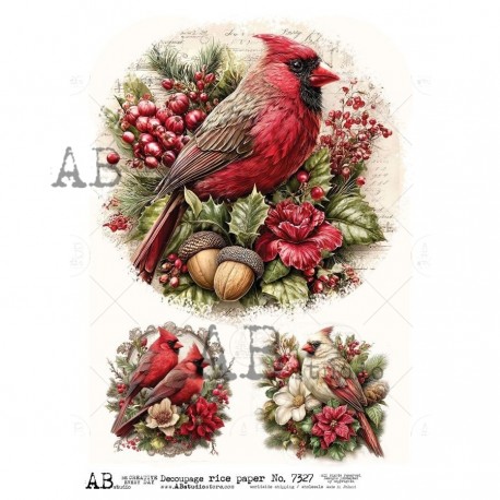 papier ryżowy A-4 id-7327 kardynał