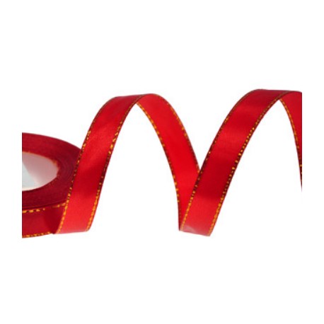 wstążka satynowa 1,2cm*20Y czerwona