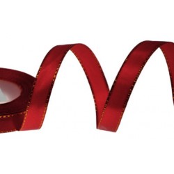 wstążka satynowa 1,2cm*20Y bordo