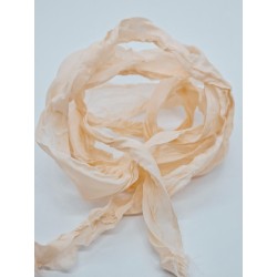 ***wstążka wanilia shabby 2-2,5cm/120cm