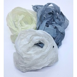 ***wstążka vintage zestaw krem,szary,biel