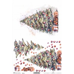  papier ryżowy A-4 R 2472 choinki