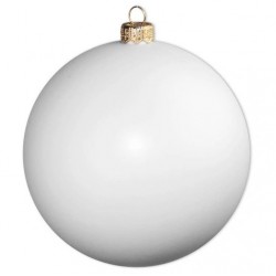***bombka biała 20 cm