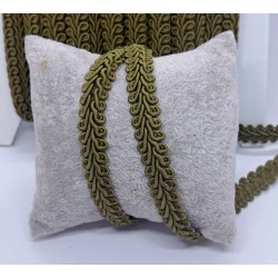 sznurek 1cm zieleń mchowa jodełka cena za 1 m