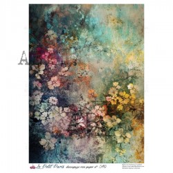 papier ryżowy A-4 no.340 tło kwiatowe