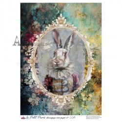 papier ryżowy A-4 no.338 dostojny zając