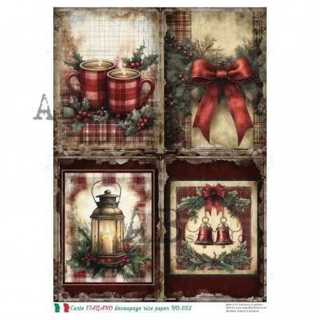 papier ryżowy A-4 no.652 latarnia