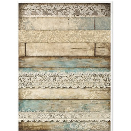  papier ryżowy A-4 2483 deska,koronka