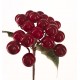 gałązka czerwone kulki 24 cm