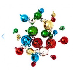 dzwoneczki mix 26 szt świąteczne