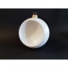 *bombka biała 9cm wklęsła 