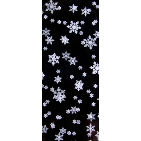 folia czysta B1/ opk.25 szt-,śnieżynki