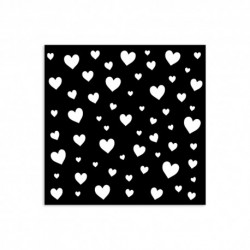 szablon 3D 12*12 cm KSTDs42 serduszka