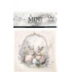 zestaw papierów mini 14,8*14,8cm zajączki w ramkach