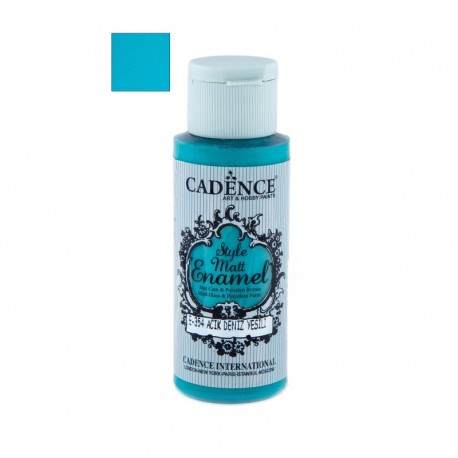 cadence farba do szkła i porcealny 59 ml matowa j.morska zieleń