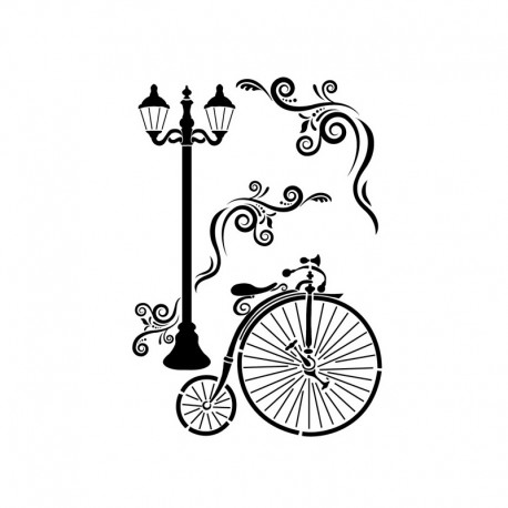 szablon a-4 rower,latarnia no.7540-06