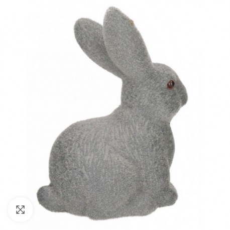 zajaczek wielkanocny 16,5 cm szary