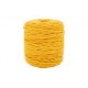 sznurek do makramy 5mm/100m musztardowy bawełniany