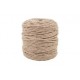 sznurek do makramy 5mm/100m piaskowy bawełniany