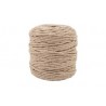 sznurek do makramy 5mm/100m piaskowy bawełniany