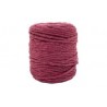 sznurek do makramy 5mm/100m bordowy bawełniany