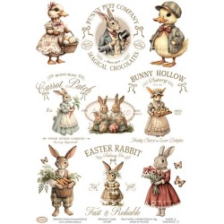 papier ryżowy A-4  wielkanoc r-087