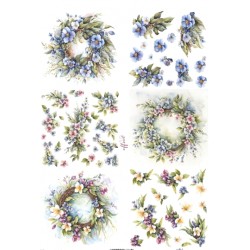  papier ryżowy A-4 2385 wianki