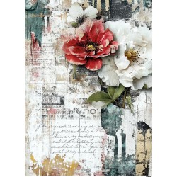 papier ryżowy A-4 12688 kwiaty