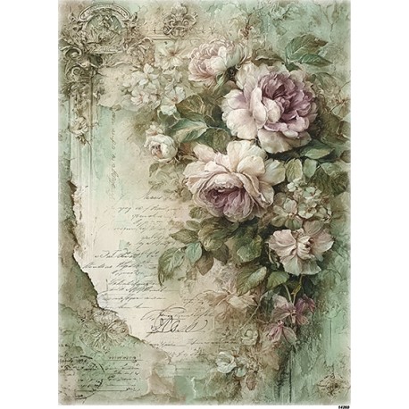 papier ryżowy A-4 14269 kwiaty