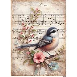 papier ryżowy A-5 709 ptaszek