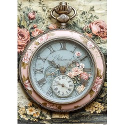 papier ryżowy A-5 14474 zegar