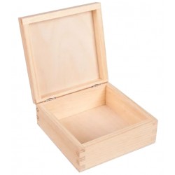 pudełko drewniane 12*12*5,5 cm