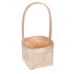 koszyk z łuby 11*11 cm z uchwytem